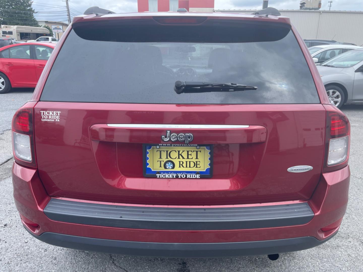 2016 RED Jeep Compass Latitude FWD (1C4NJCEA4GD) with an 2.0L L4 DOHC 16V engine, CVT transmission, located at 1254 Manheim Pike, Lancaster, PA, 17601, (717) 393-9133, 40.062870, -76.323273 - Photo#5